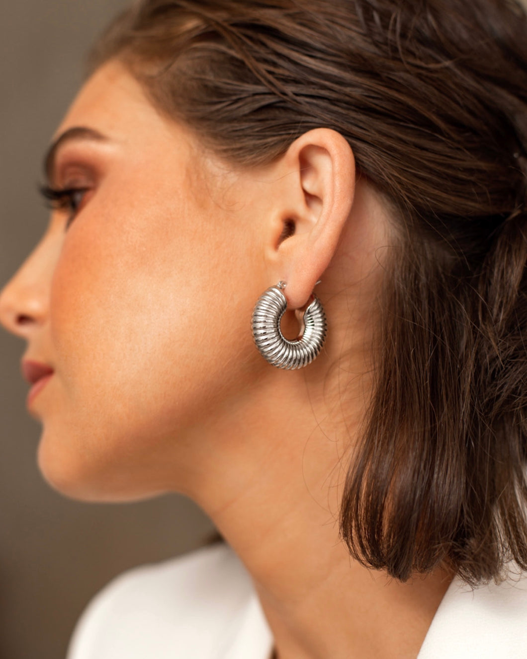 Agnes Hoop Earrings