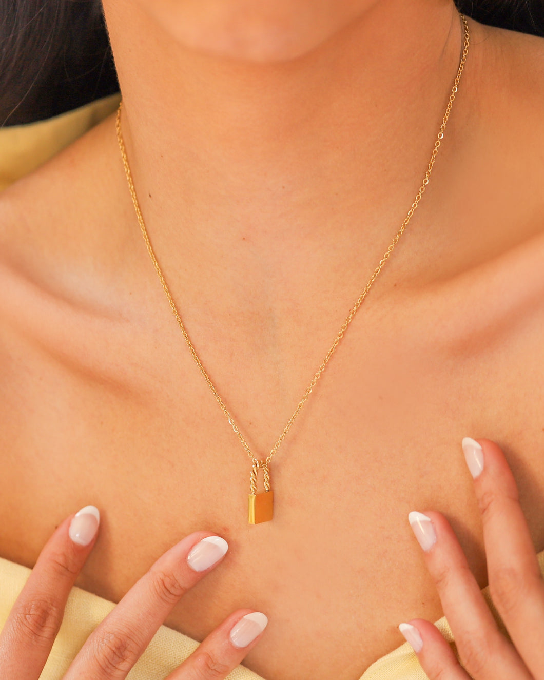 Twisted Lock Necklace