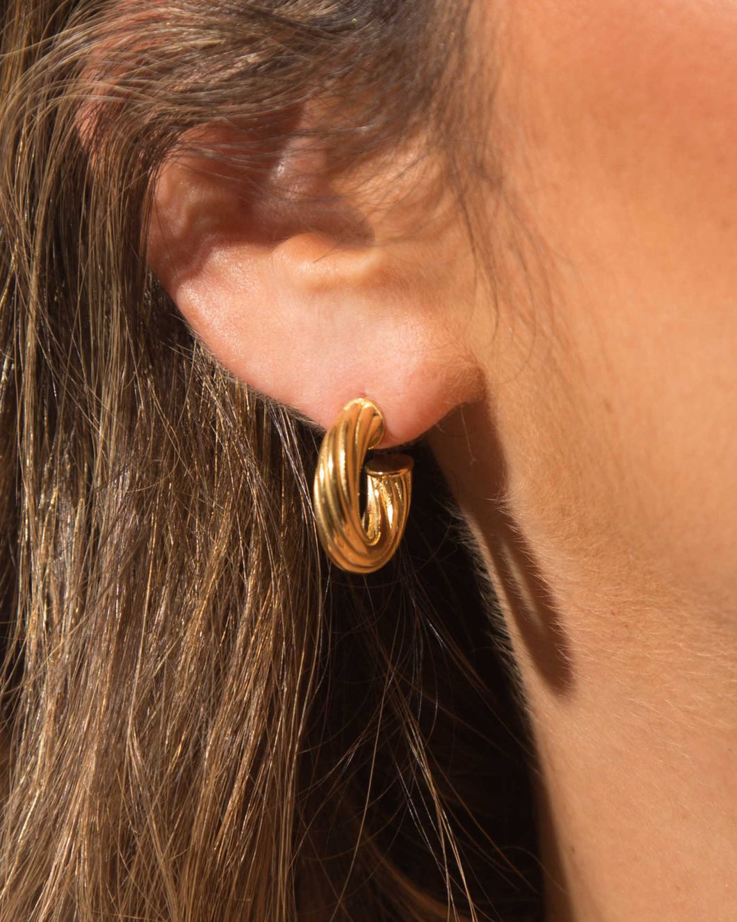 Hera Mini Chunky Hoops
