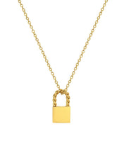 Cargar imagen en el visor de la galería, Twisted Lock Necklace
