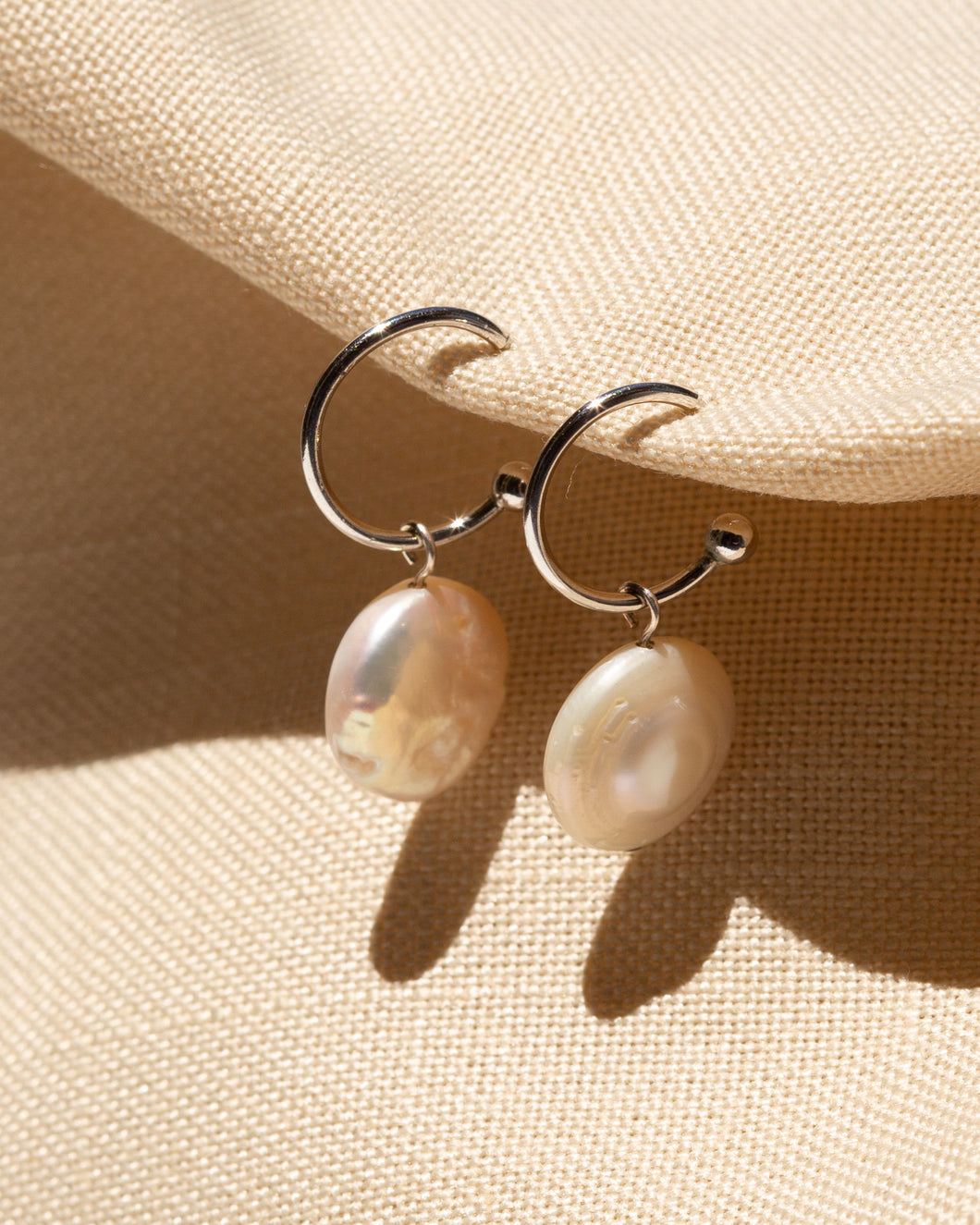 Bali Pearl Drop Earrings